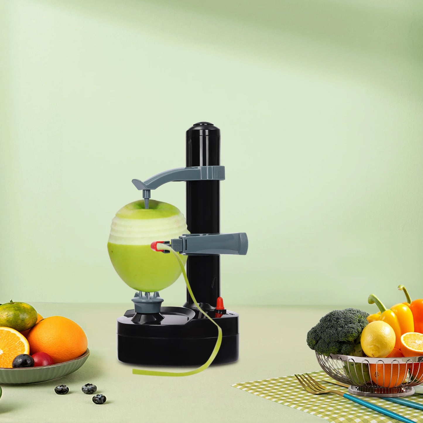 Automatic Electric Peeler for Effortless Vegetable and Fruit Preparation