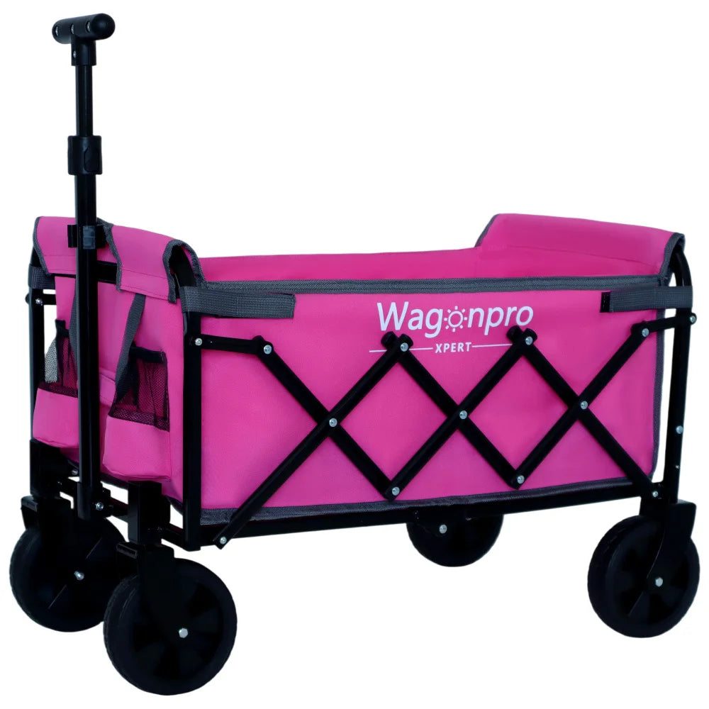 Feature Expandable Dual Layer Utility Wagon With Storage