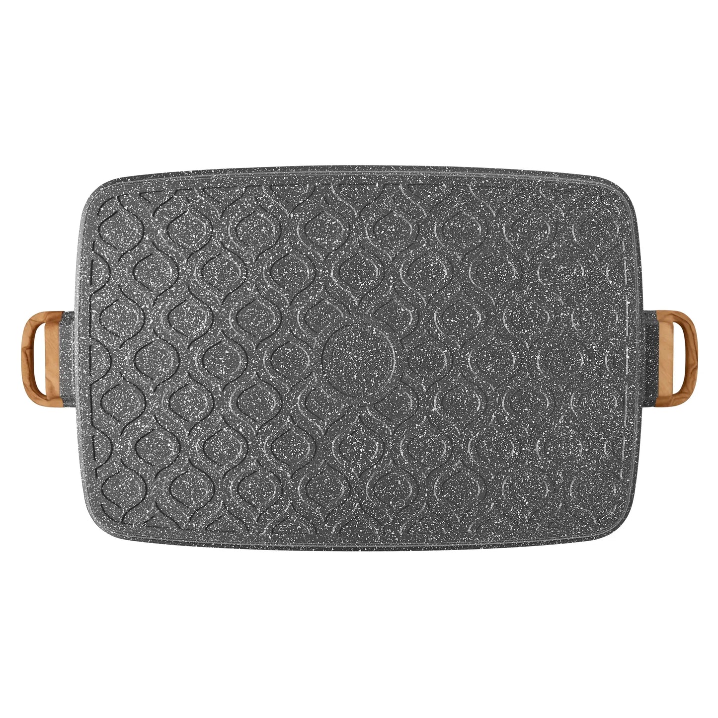 Cast Aluminum Double Griddle for Effortless Cooking and Easy Cleaning