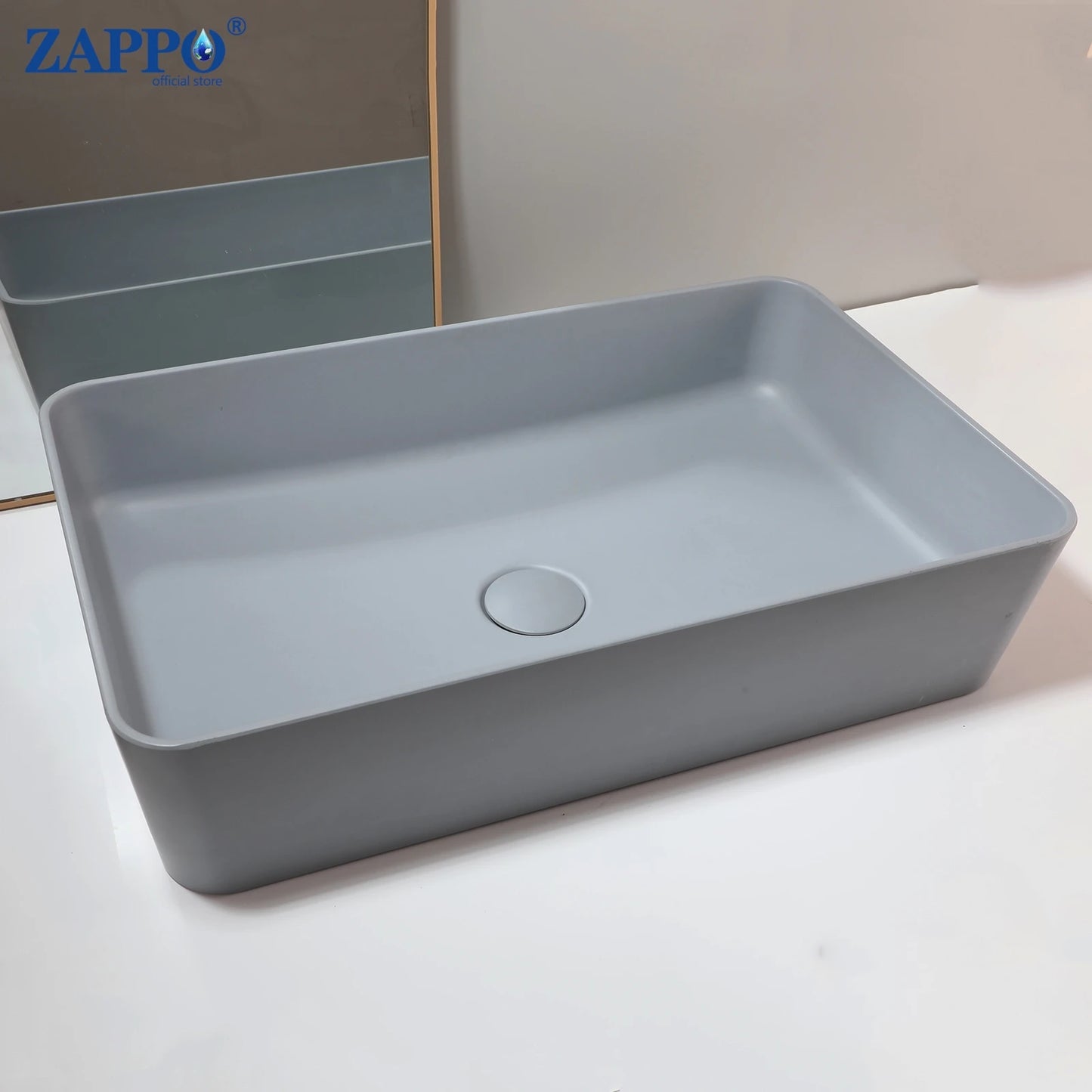 Torayvino Bathroom Vessel Sink Stone Resin Washbasin