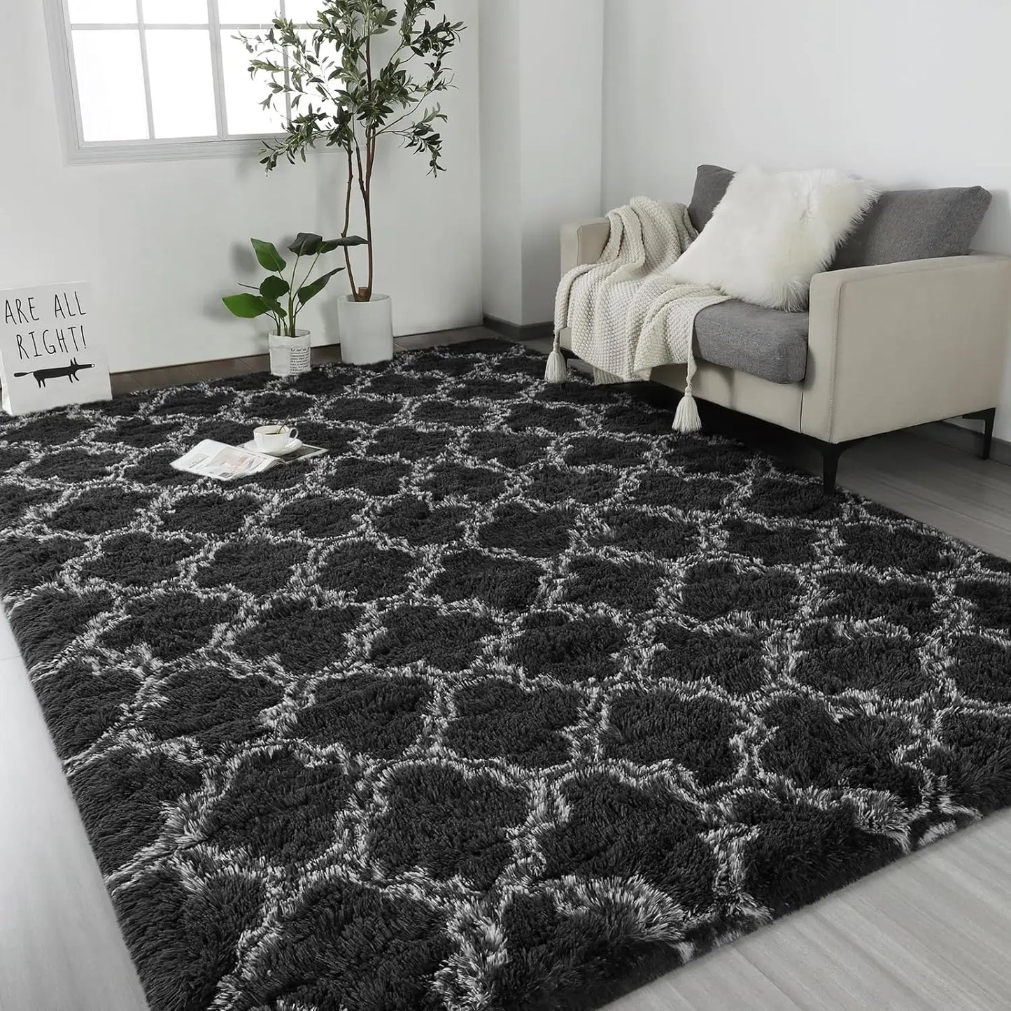 Large Soft Plush Area Rugs for Cozy Living Spaces