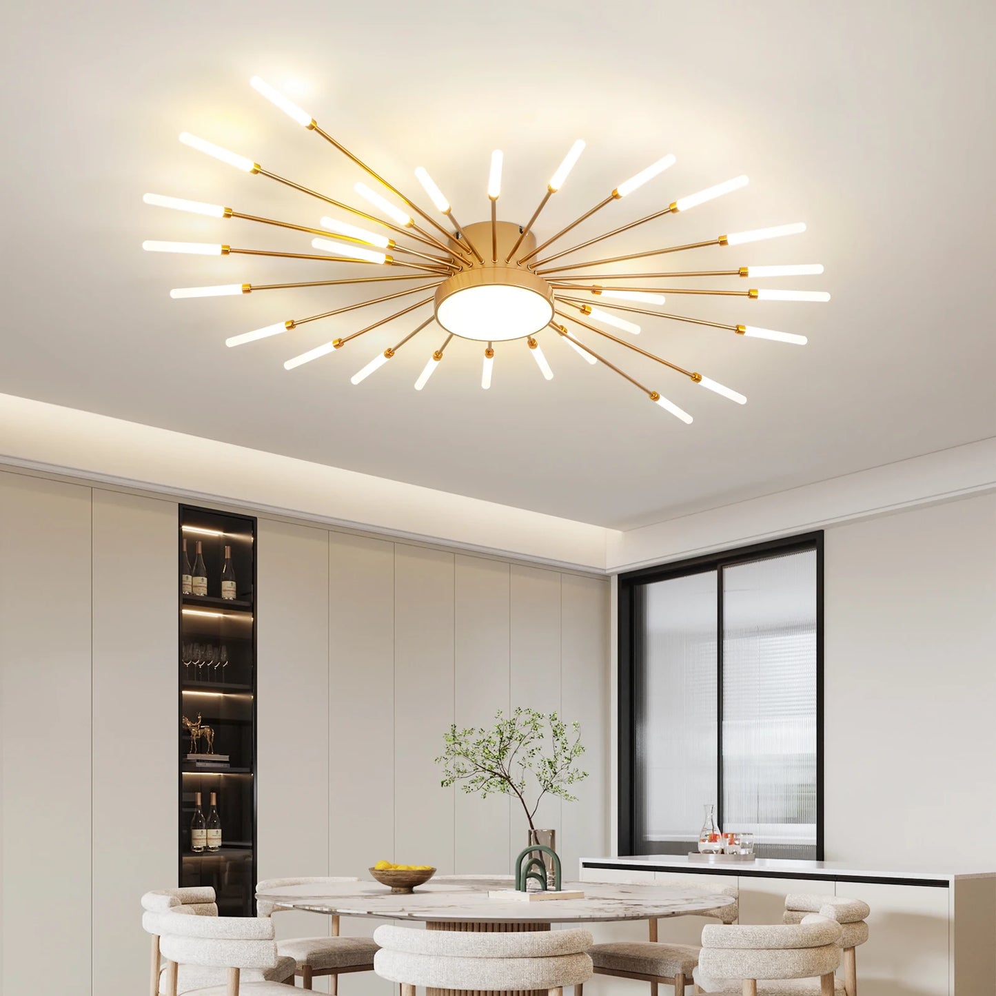 Modern LED Ceiling Light For Living Room And Bedroom Fixture