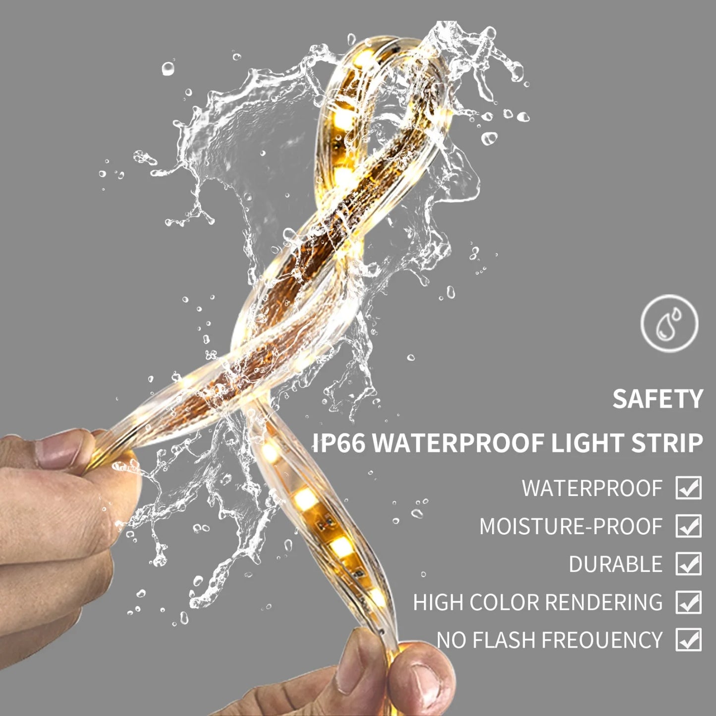 Feature LED Bathroom Mirror Backlit Dimmable Defogging