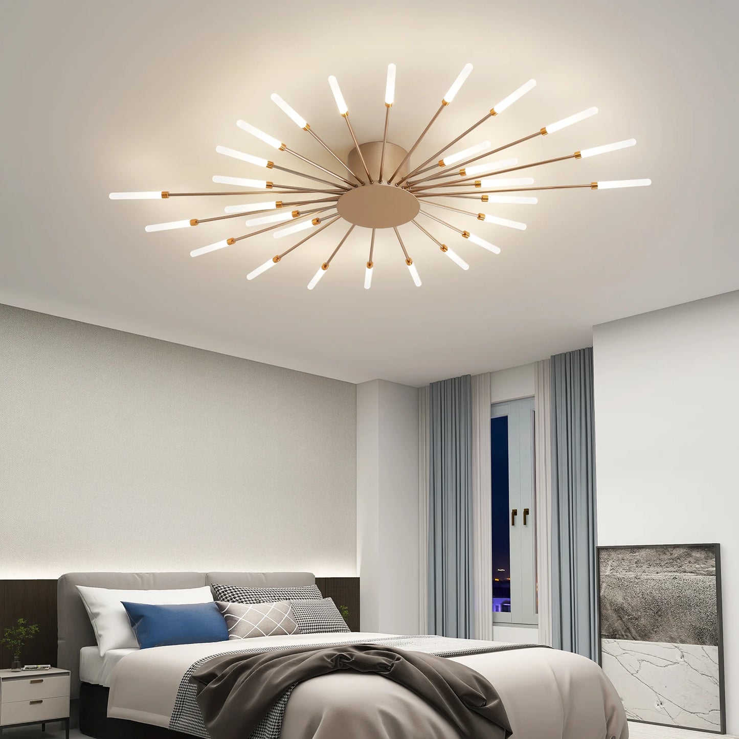 Modern LED Ceiling Light For Living Room And Bedroom Fixture