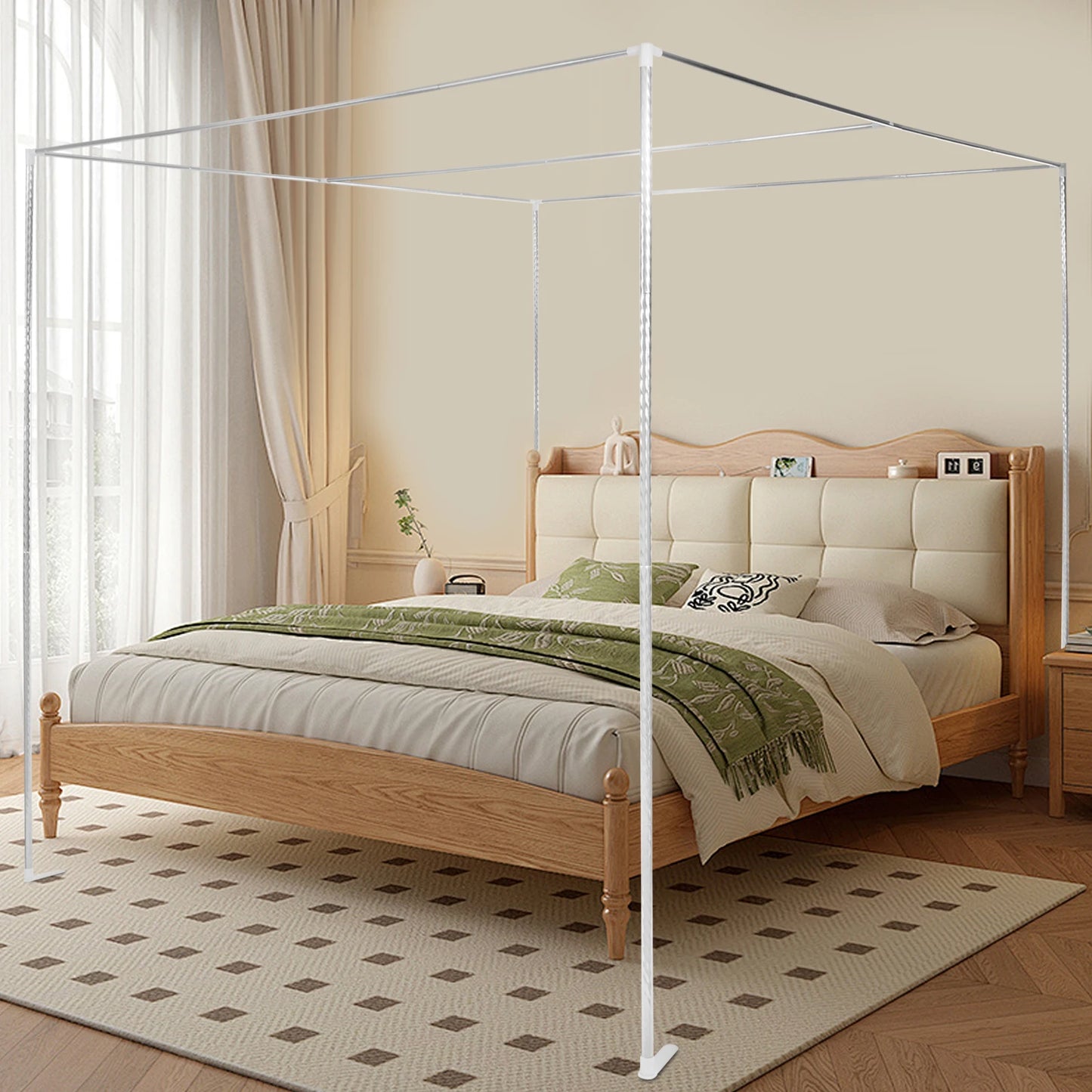 Hign-concerned Stainless Mosquito Net Stand Canopy Frame