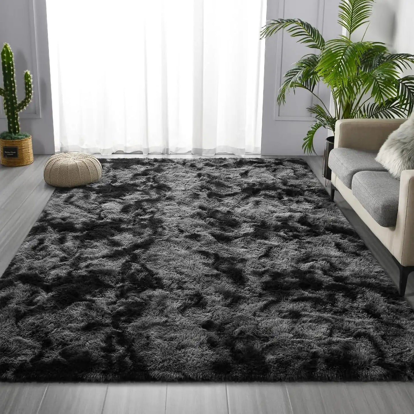 Lochas Super Soft Tie Dye Velvet Rug for Cozy Home Decor