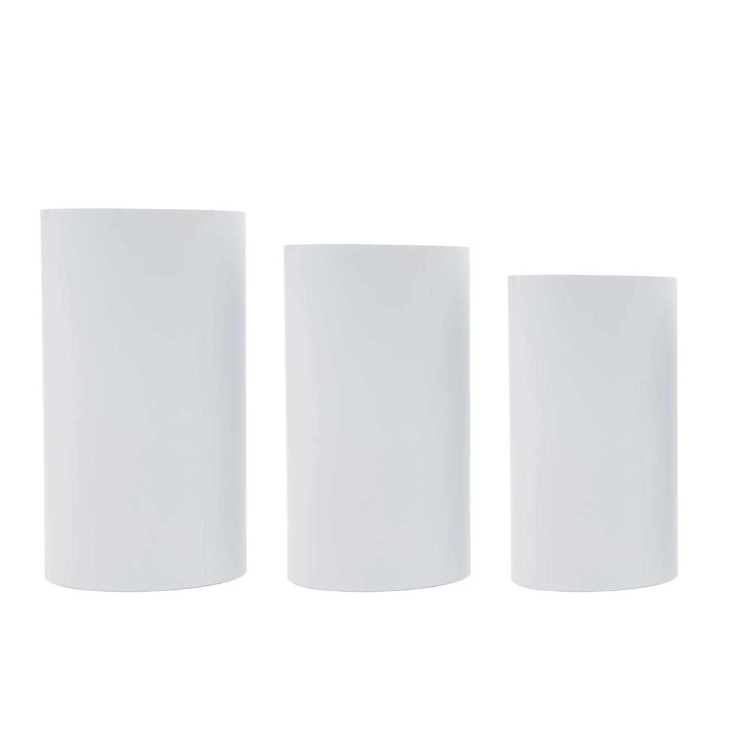 Fujian Round Cylinder Wedding Pedestals Stands Pillars