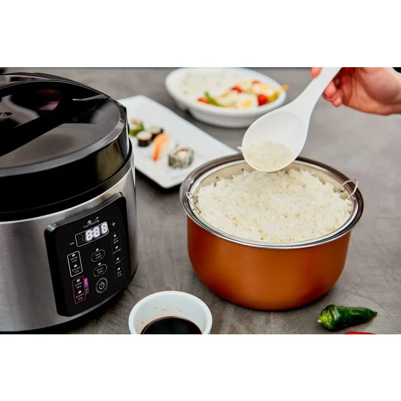 XMSJ Yum Asia Rice Cooker With Ceramic Bowl Fuzzy Logic