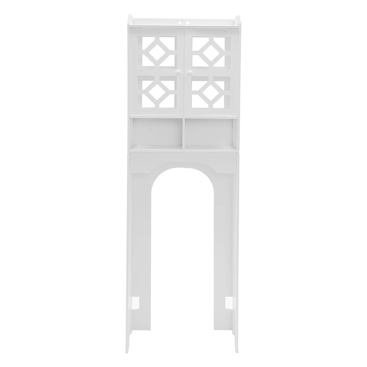 Hign-concerned 4 Tier Over Toilet Cabinet Storage Organizer