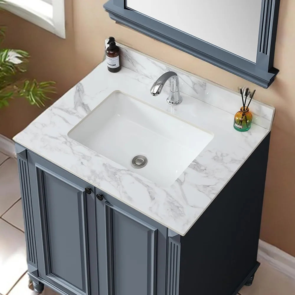 Capacity Sintered Stone Vanity Top With Undermount Sink