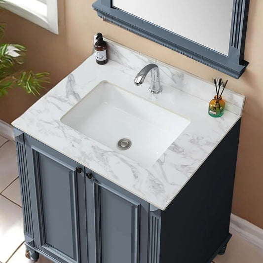 Capacity Sintered Stone Vanity Top With Undermount Sink