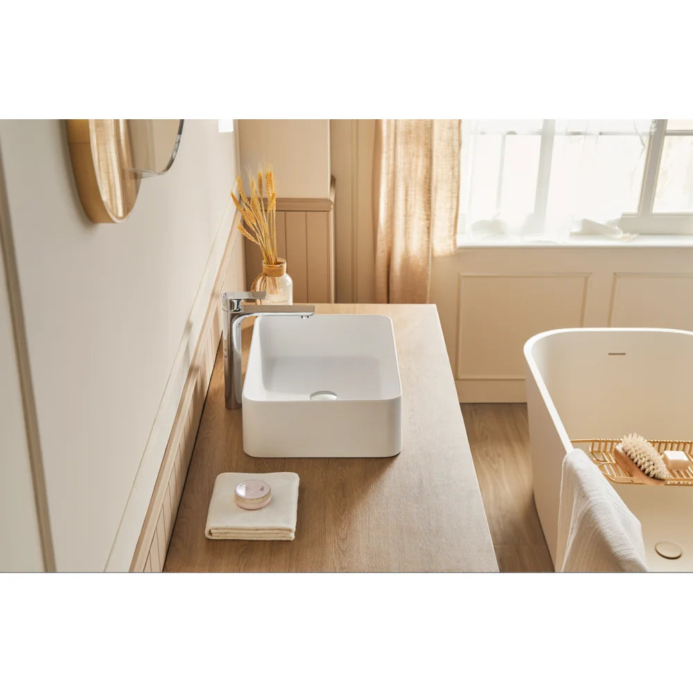 LWOFiller Solid Surface Vessel Sink Basin Matte Finish