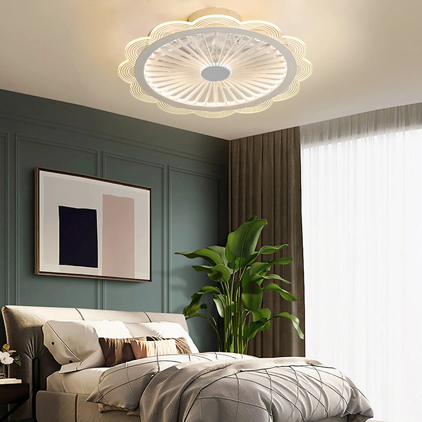 Ultra Thin Minimalist Ceiling Light Dimmable LED Lamp
