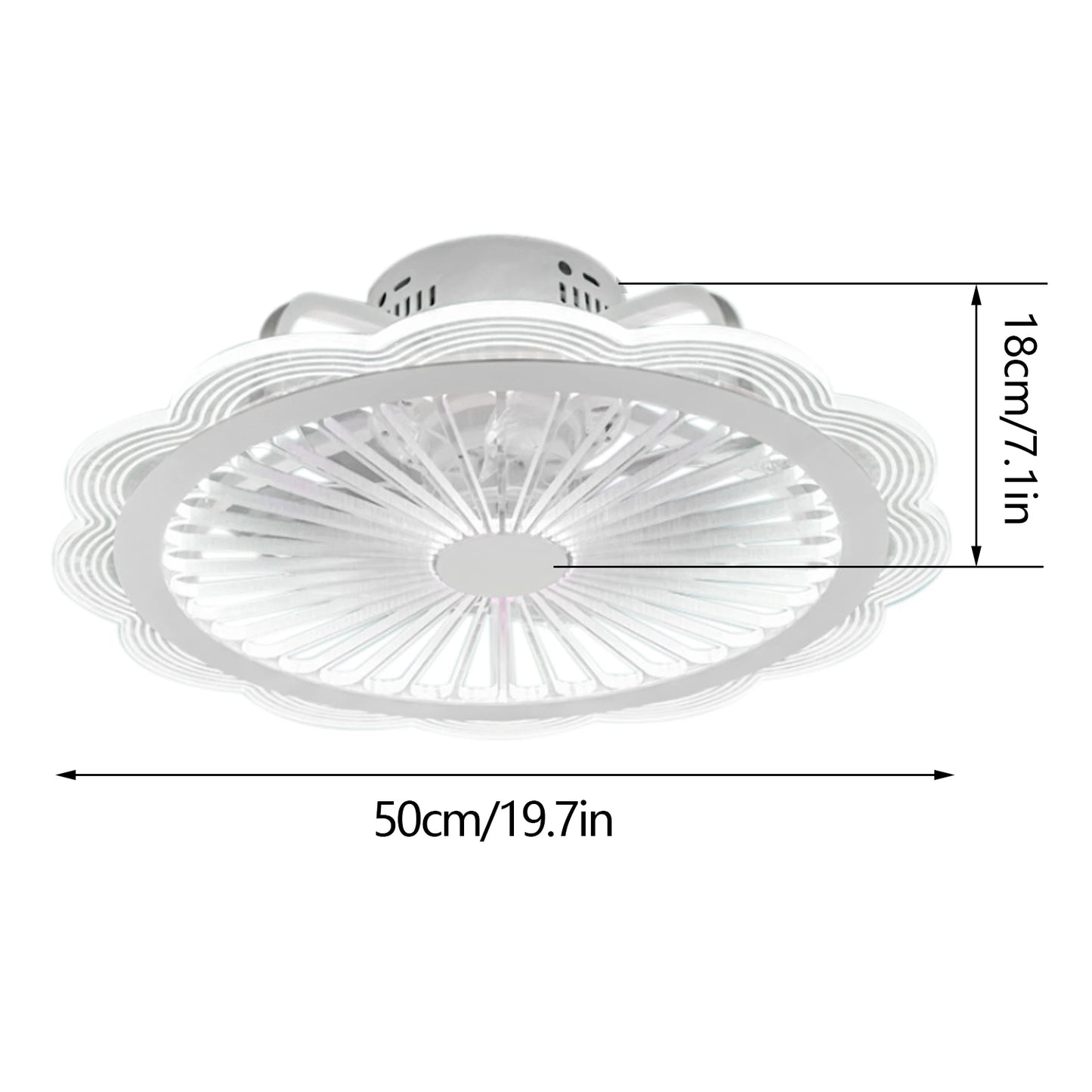 Ultra Thin Minimalist Ceiling Light Dimmable LED Lamp