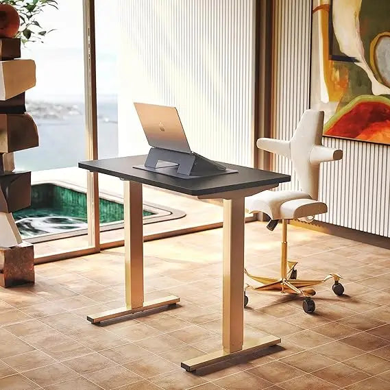 Adjustable 32 Inch Small Electric Standing Desk with Memory Height Settings