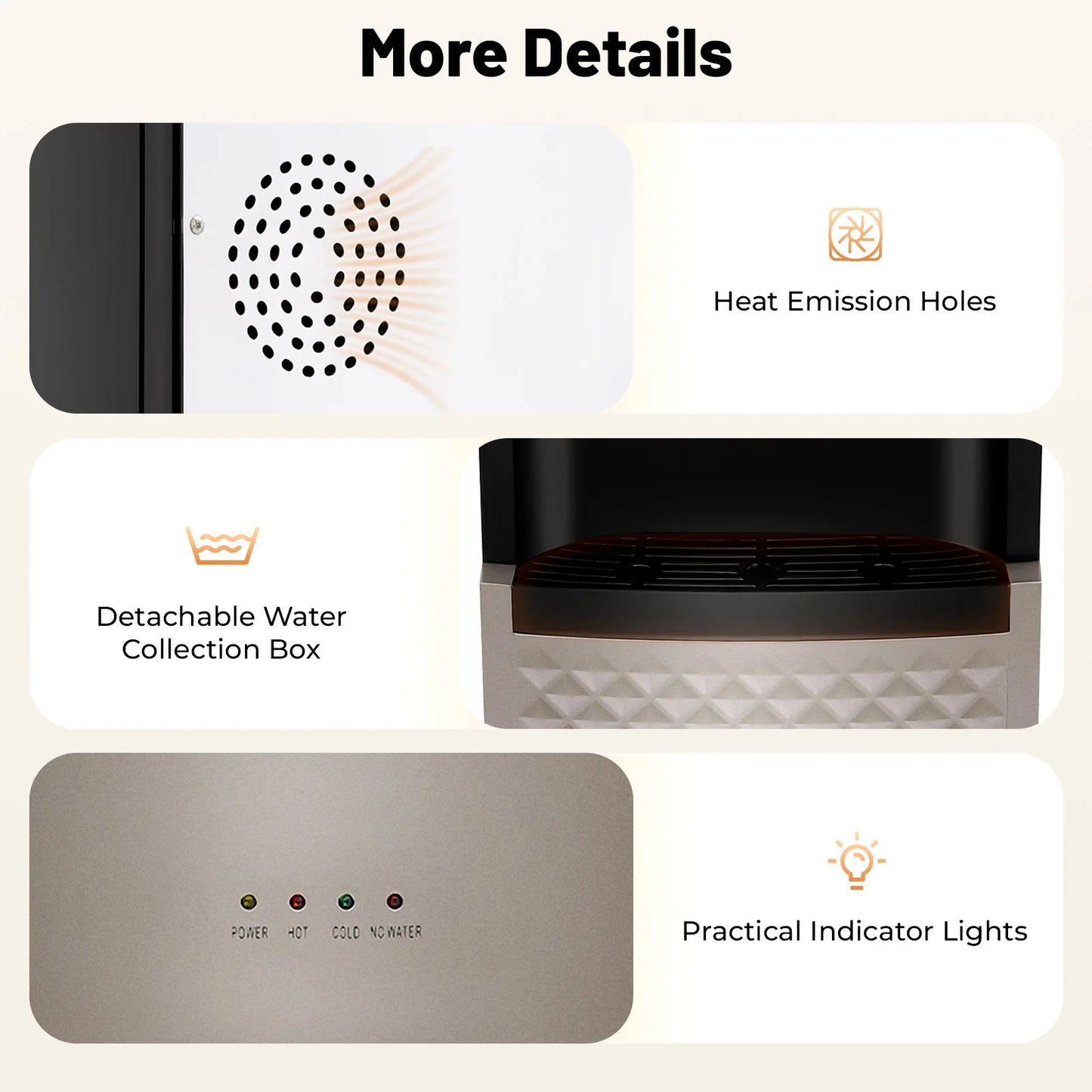 Hign Concerned Chemical BottomLoad Water Dispenser Hot Cold