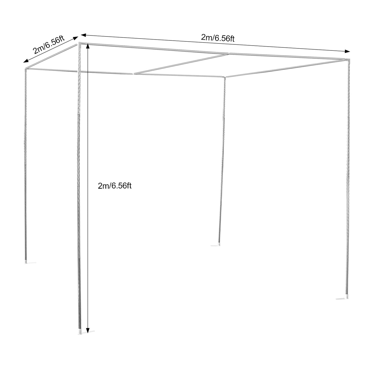 Hign-concerned Stainless Mosquito Net Stand Canopy Frame