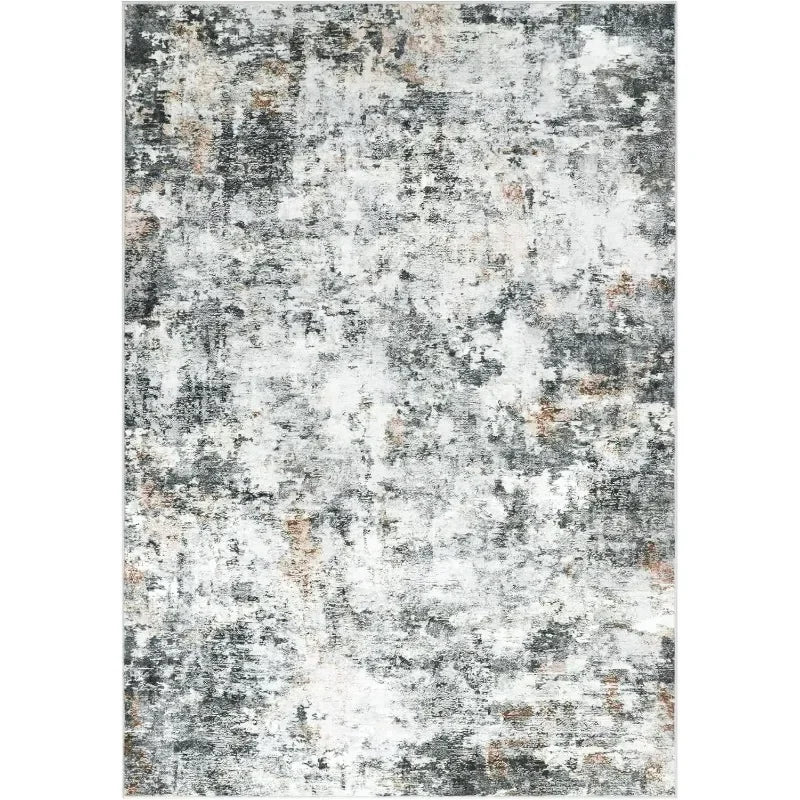 Modern Abstract 8x10 Area Rug for Washable Stain Resistance