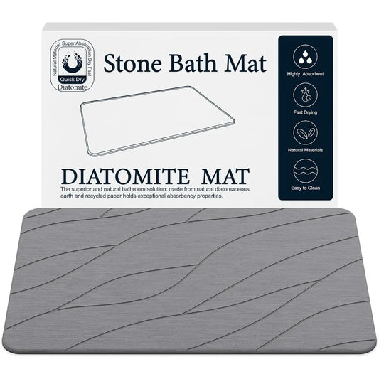 Hign-concerned Diatomite Stone Bath Mat Quick Dry Non Slip