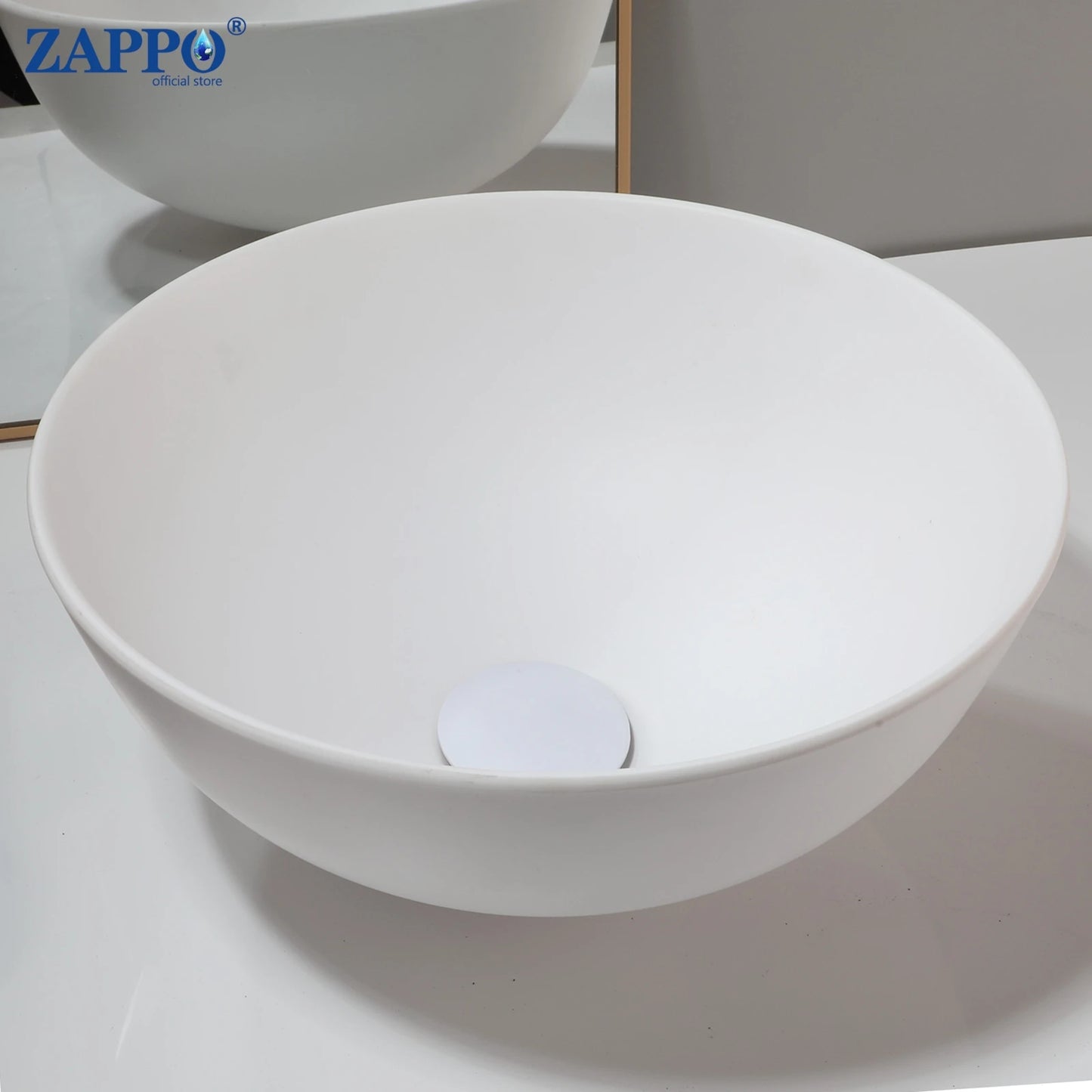 Torayvino Bathroom Vessel Sink Stone Resin Washbasin