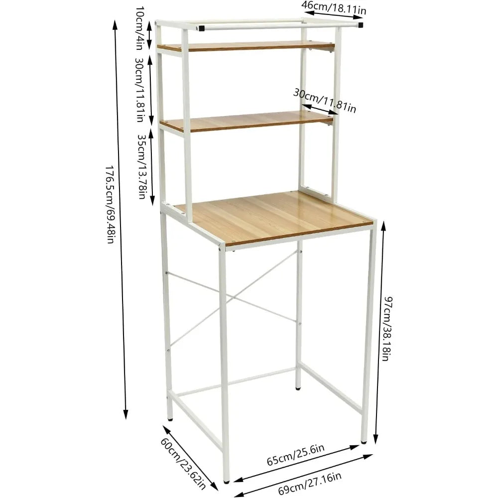 Hign-concerned Three Tier Laundry Shelf Organizer Bathrooms