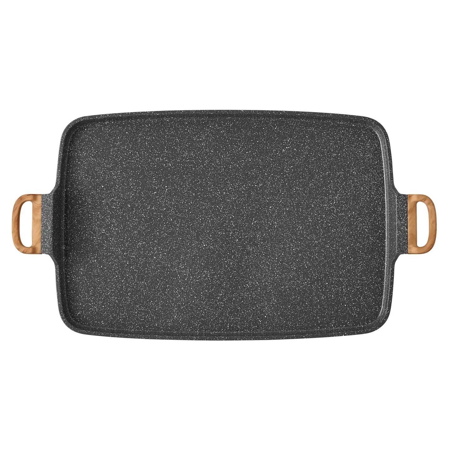 Cast Aluminum Double Griddle for Effortless Cooking and Easy Cleaning