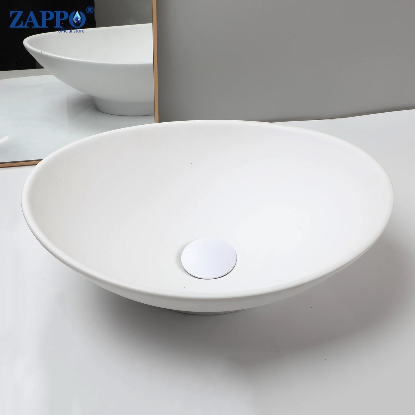 Torayvino Bathroom Vessel Sink Stone Resin Washbasin