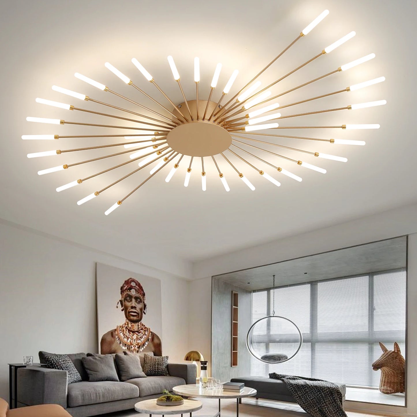Modern LED Ceiling Light For Living Room And Bedroom Fixture