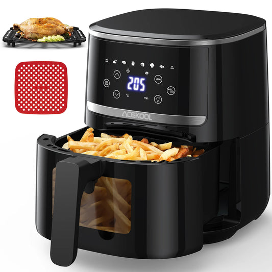 Acekool Air Fryer Toaster Oven Combo With 8 Presets