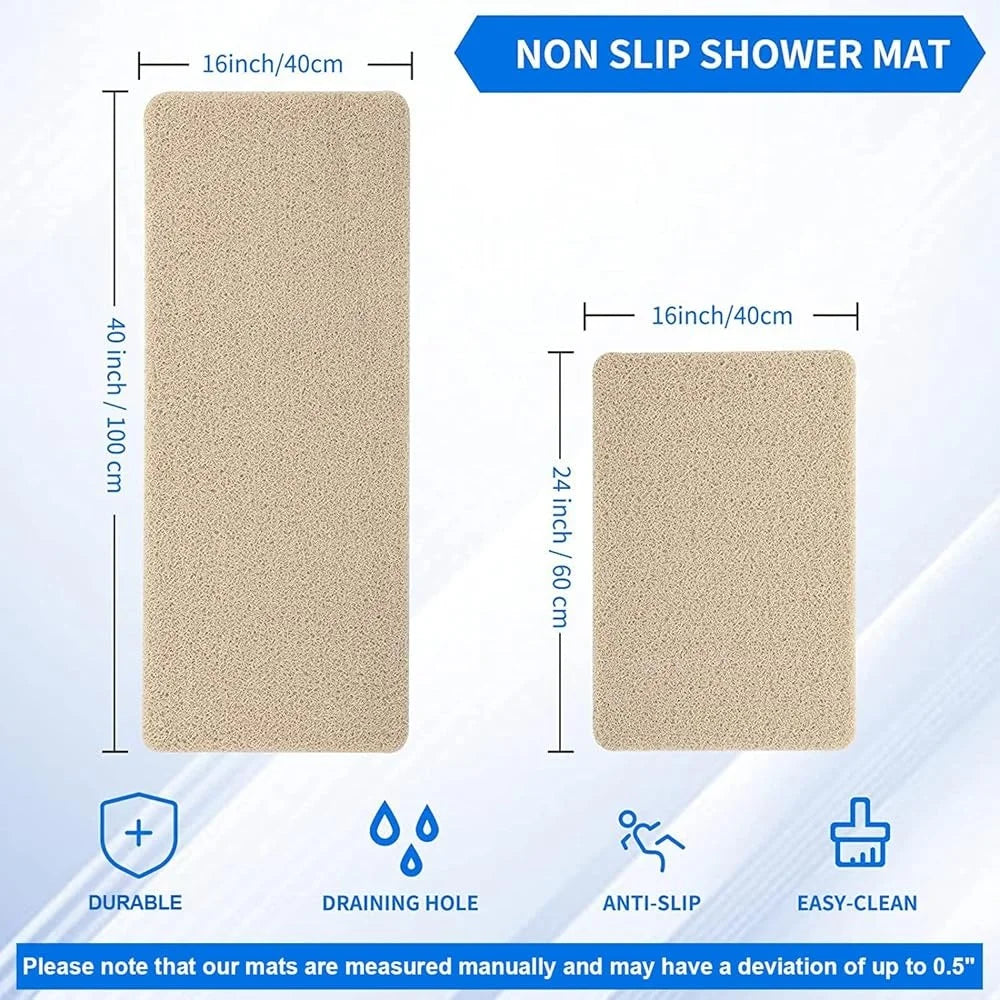Non Slip Fast Drying Bath Mat for Comfortable Shower Experience