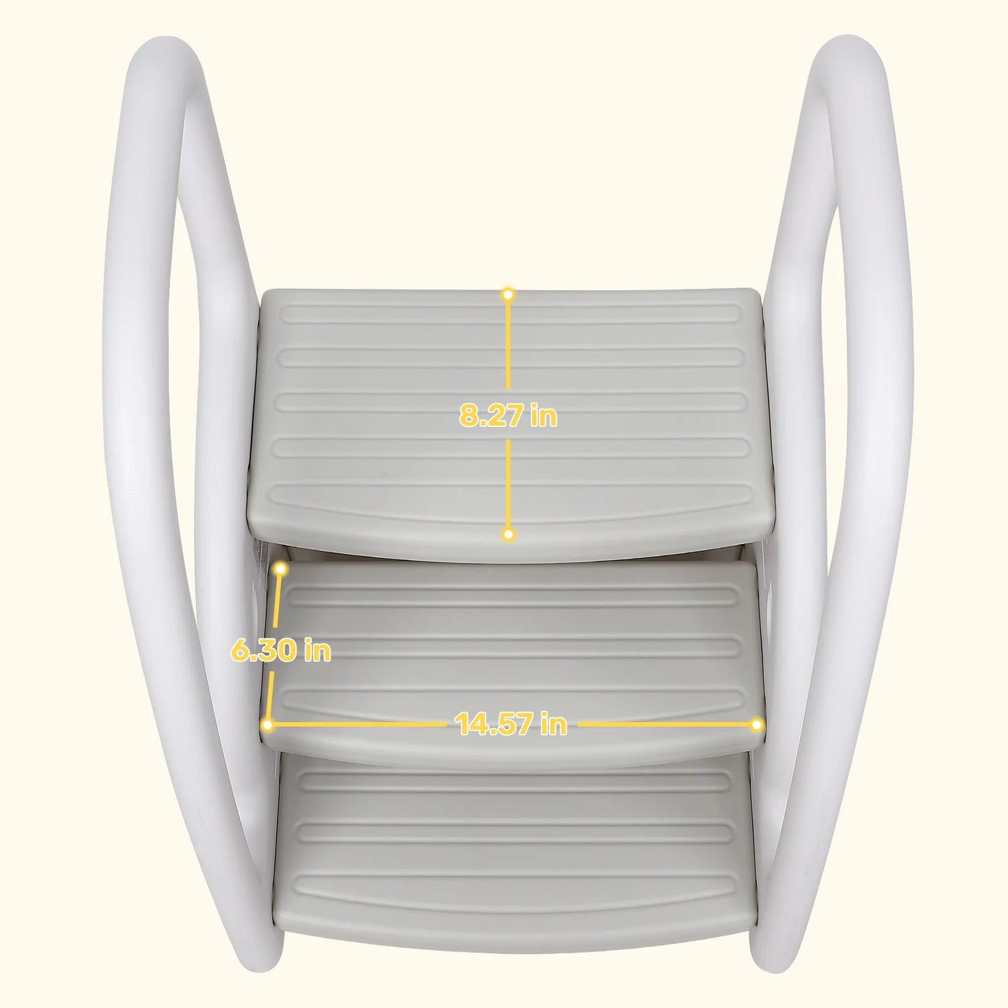 Hign Concerned Toddler Step Stool With Handles Dual Tier