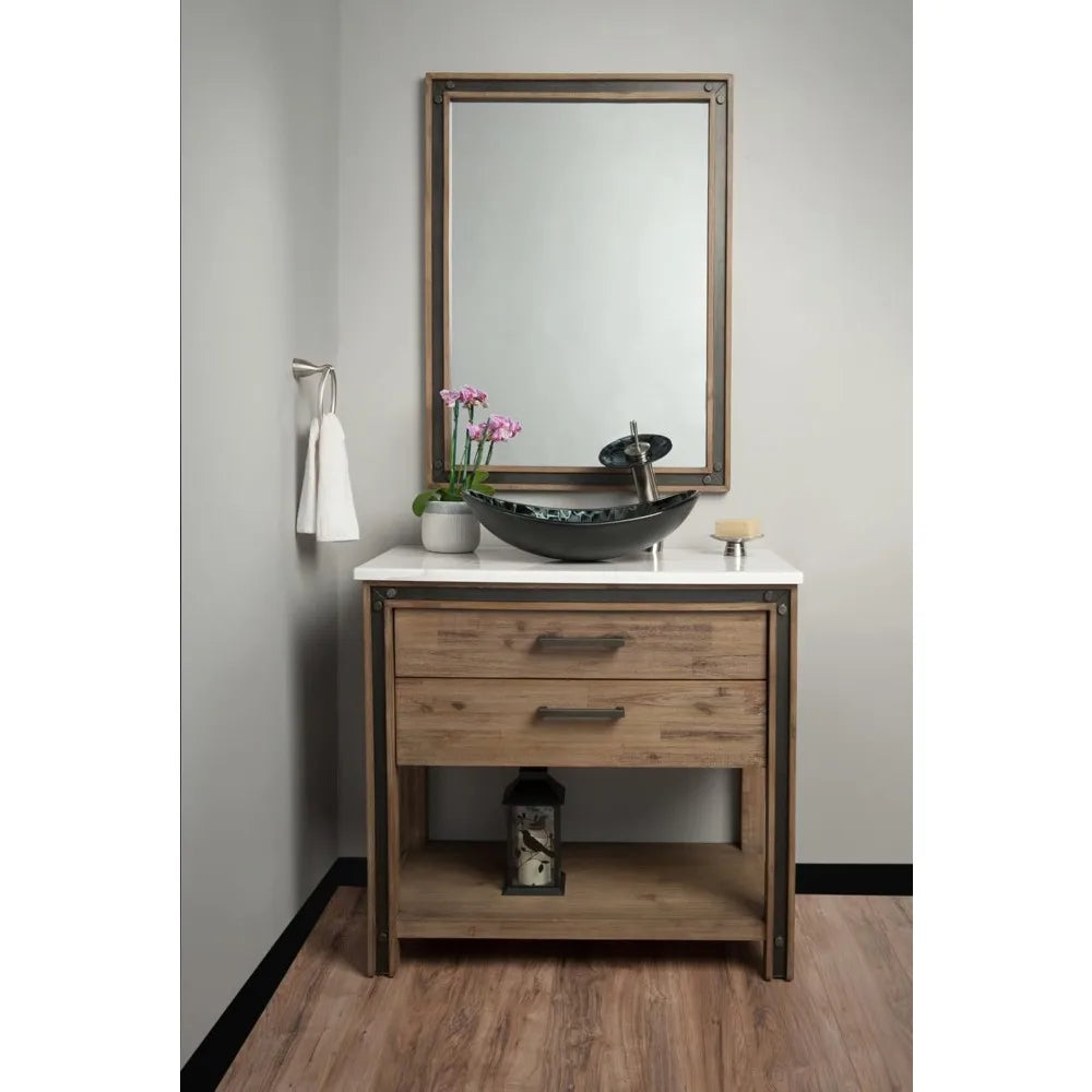 MNO G1308210 Oval Tempered Glass Vessel Bathroom Sink