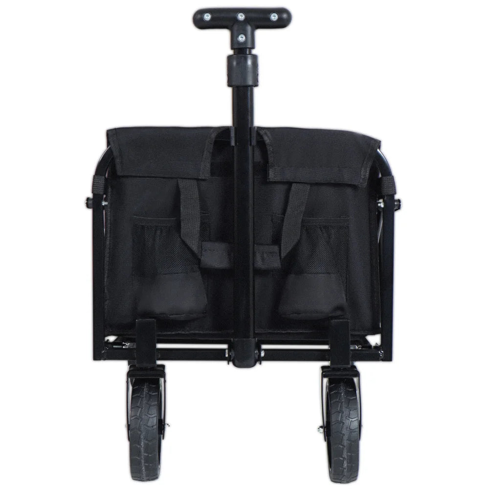 Feature Expandable Dual Layer Utility Wagon With Storage