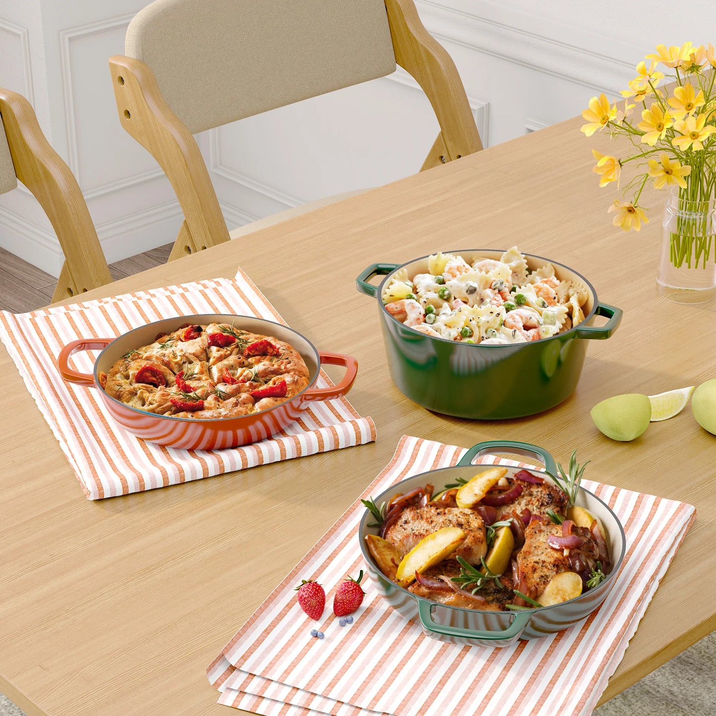 Hign Concerned Chemical Enamel Cast Iron Dutch Oven