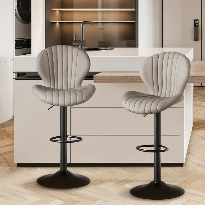 General Use Modern Dining Chair 2 Piece Adjustable Rotating