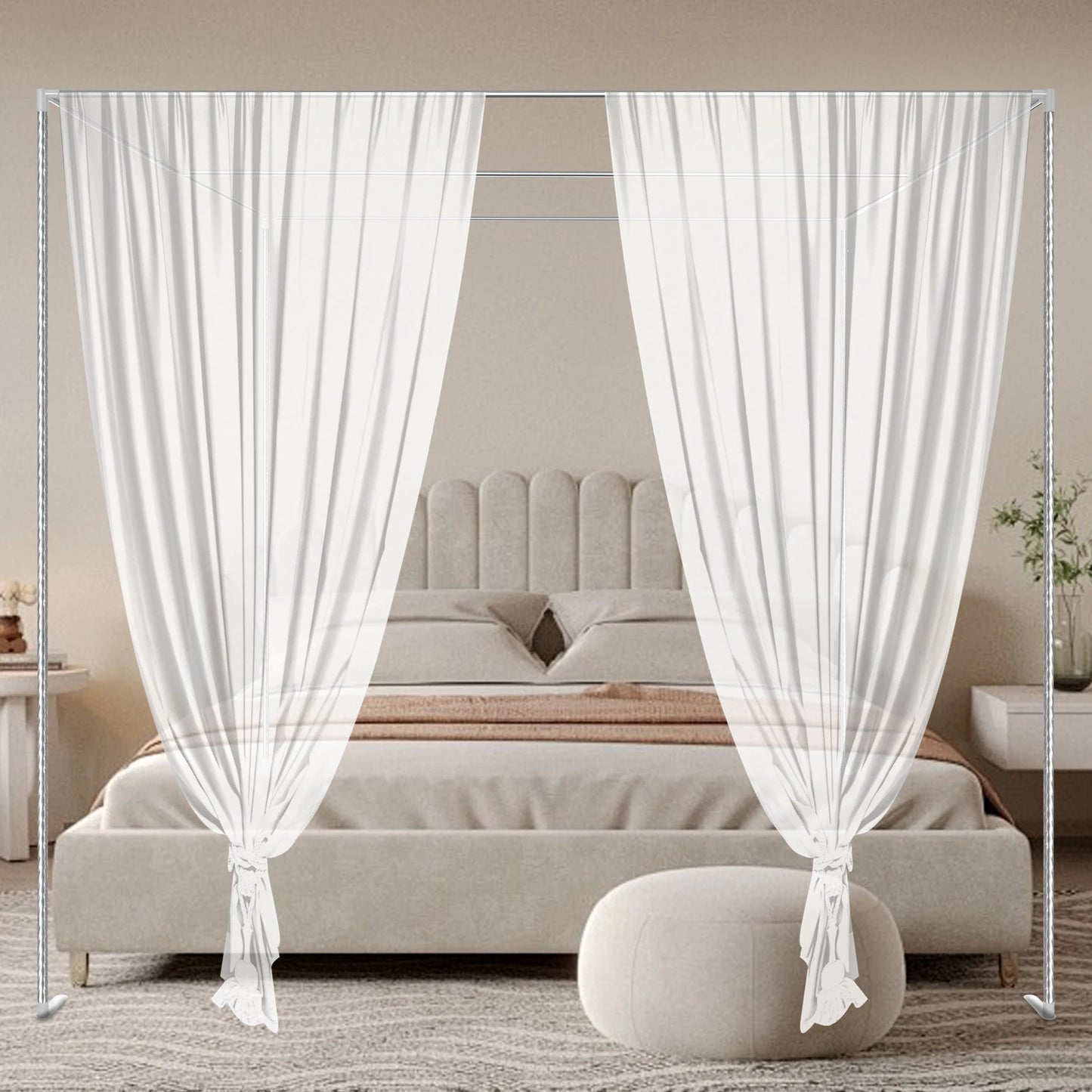 Hign-concerned Stainless Mosquito Net Stand Canopy Frame