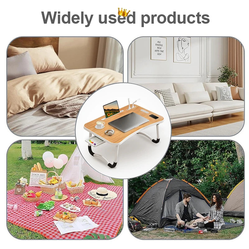 DYJ DAYIKA S Portable Laptop Desk With USB Light Fan