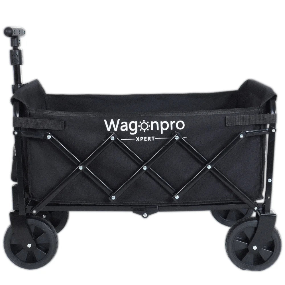 Feature Expandable Dual Layer Utility Wagon With Storage
