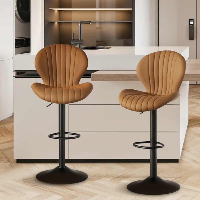 General Use Modern Dining Chair 2 Piece Adjustable Rotating
