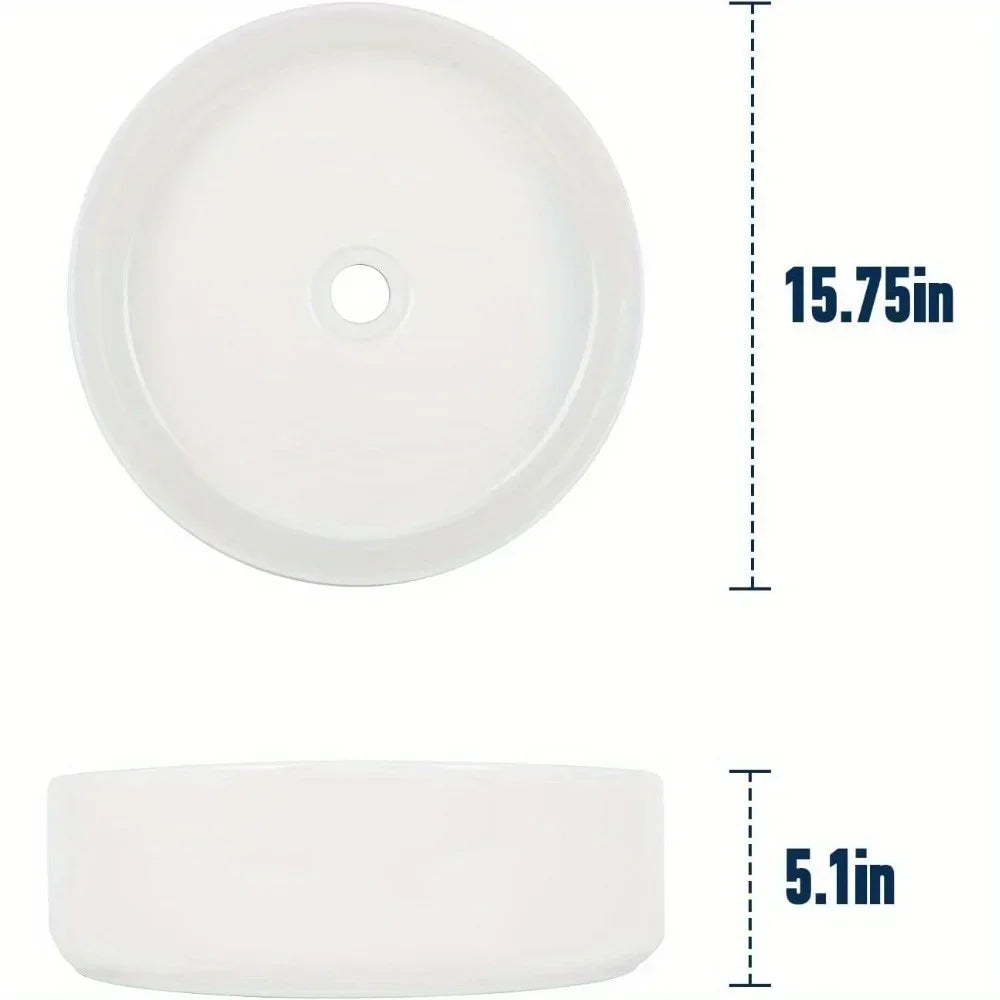 Ceramic Bathroom Sink Countertop Basin Dressing Table