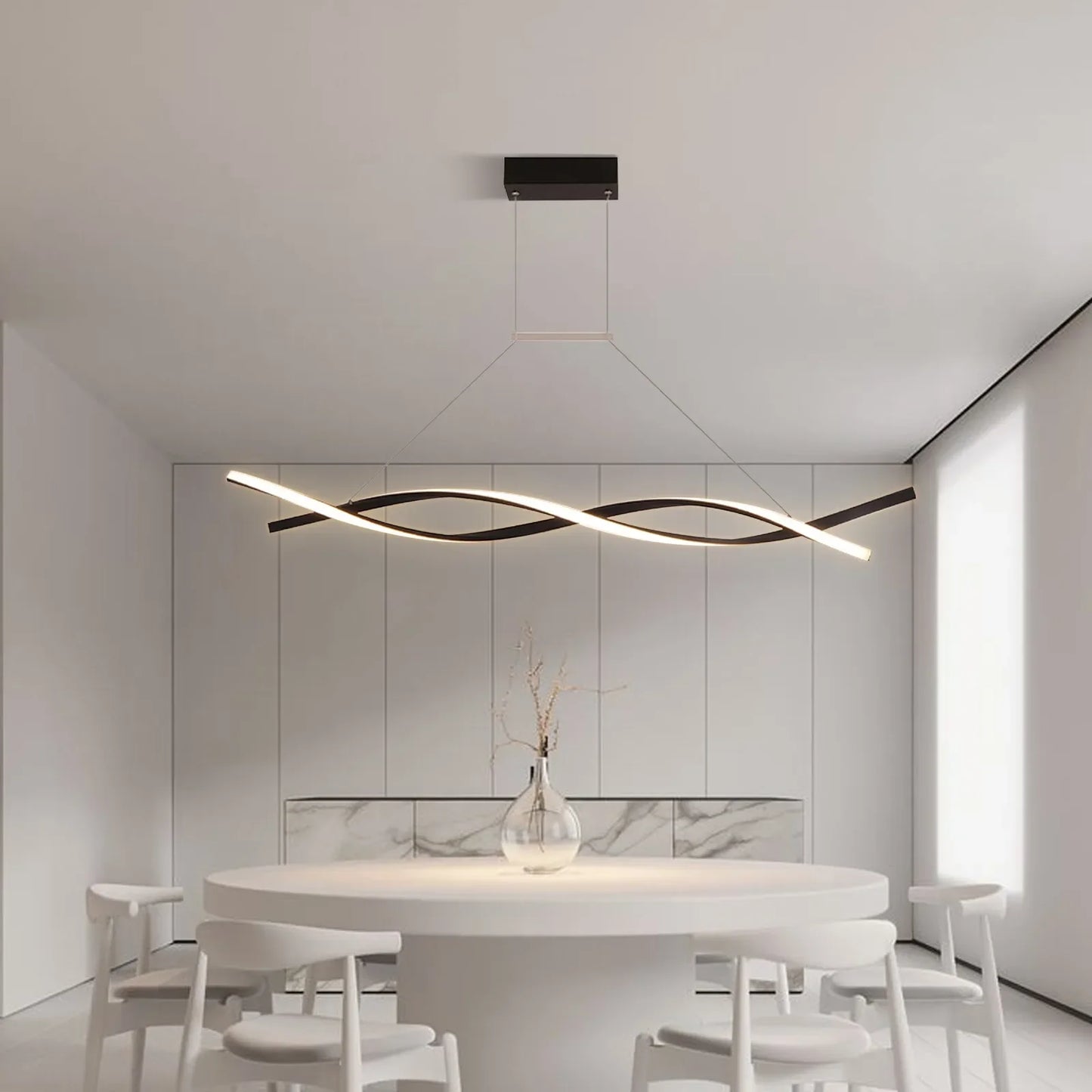 Bymaocar LED Dimmable Pendant Light With Remote Control