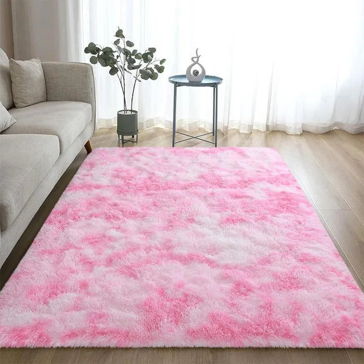 Lochas Super Soft Tie Dye Velvet Rug for Cozy Home Decor