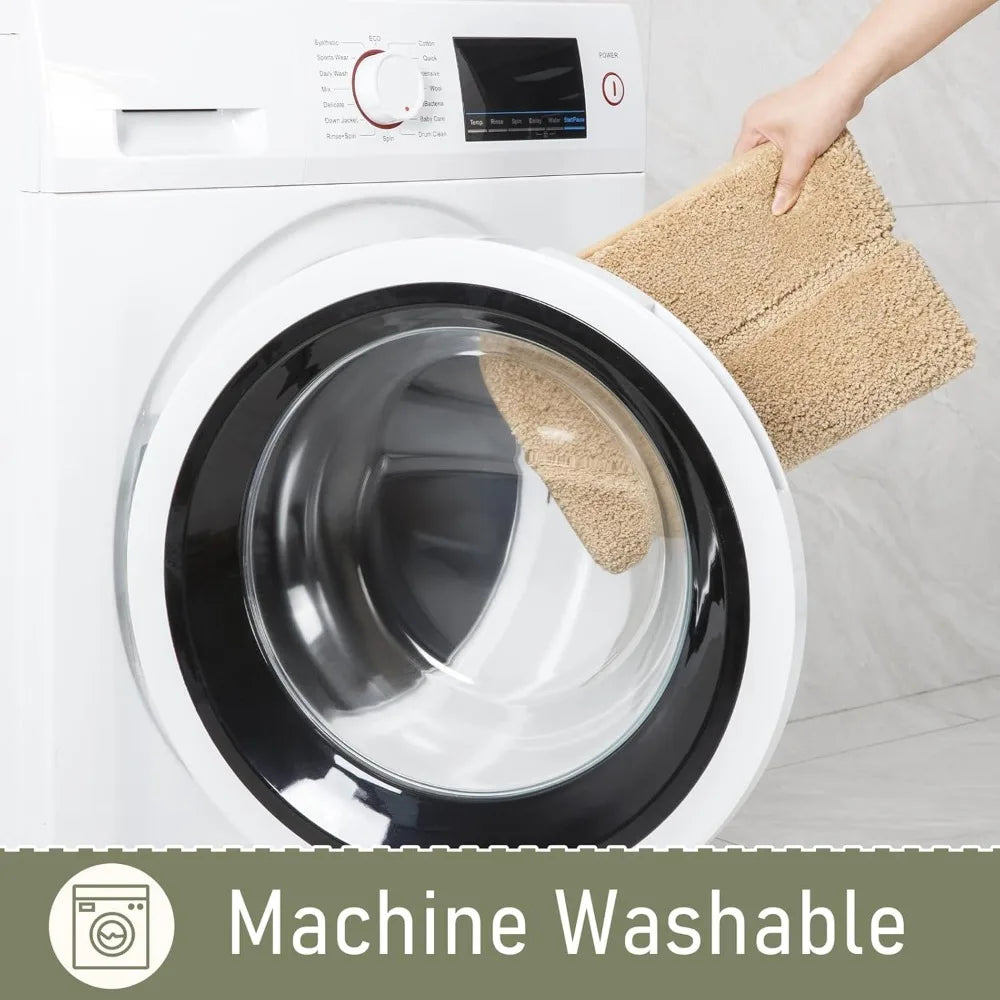 Hign-concerned Non Slip Bath Runner Rug Soft Absorbent