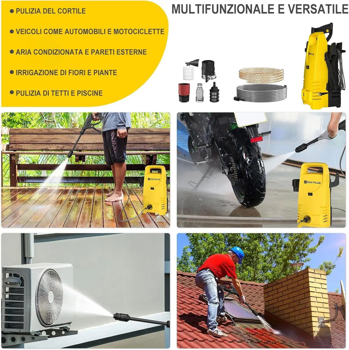 Home Garden High Pressure Washer Portable Jet Washer