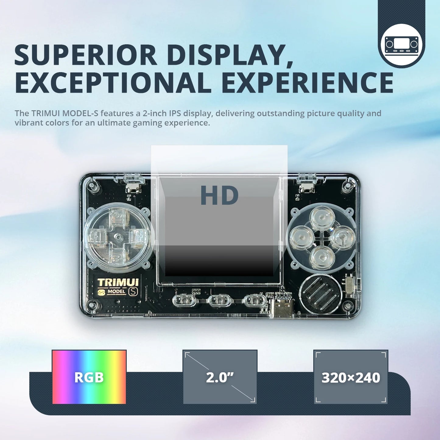 Trimui Model S Handheld Game Console With 15000 Games