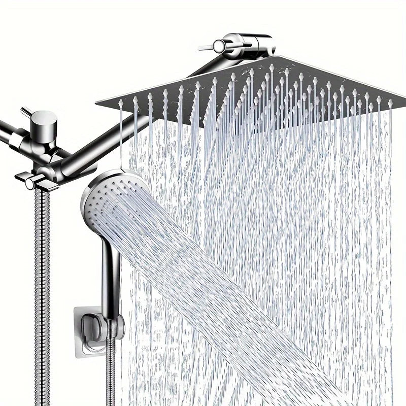 12 Inch Rain Shower Head Handheld Three Mode Shower Combo