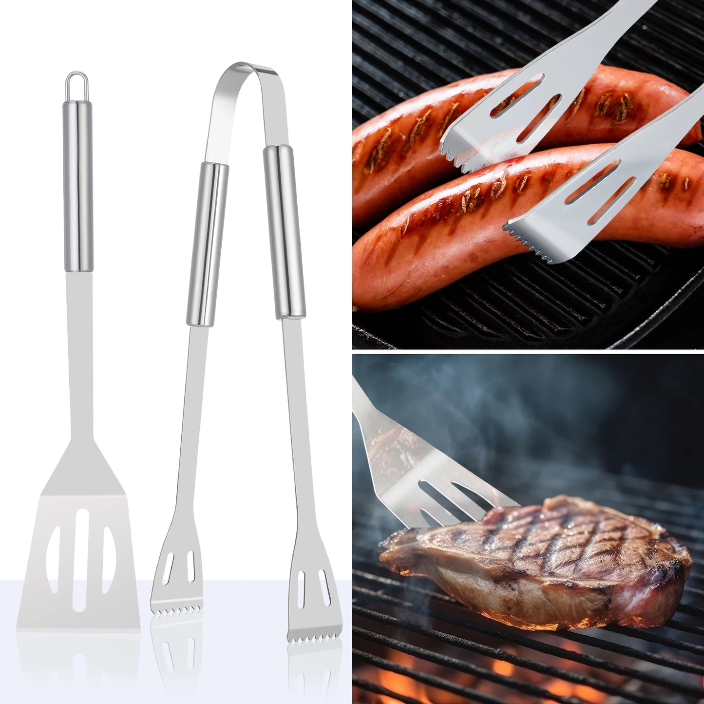 Barbecue Utensil Set 20Pcs Stainless Steel Grill Tools