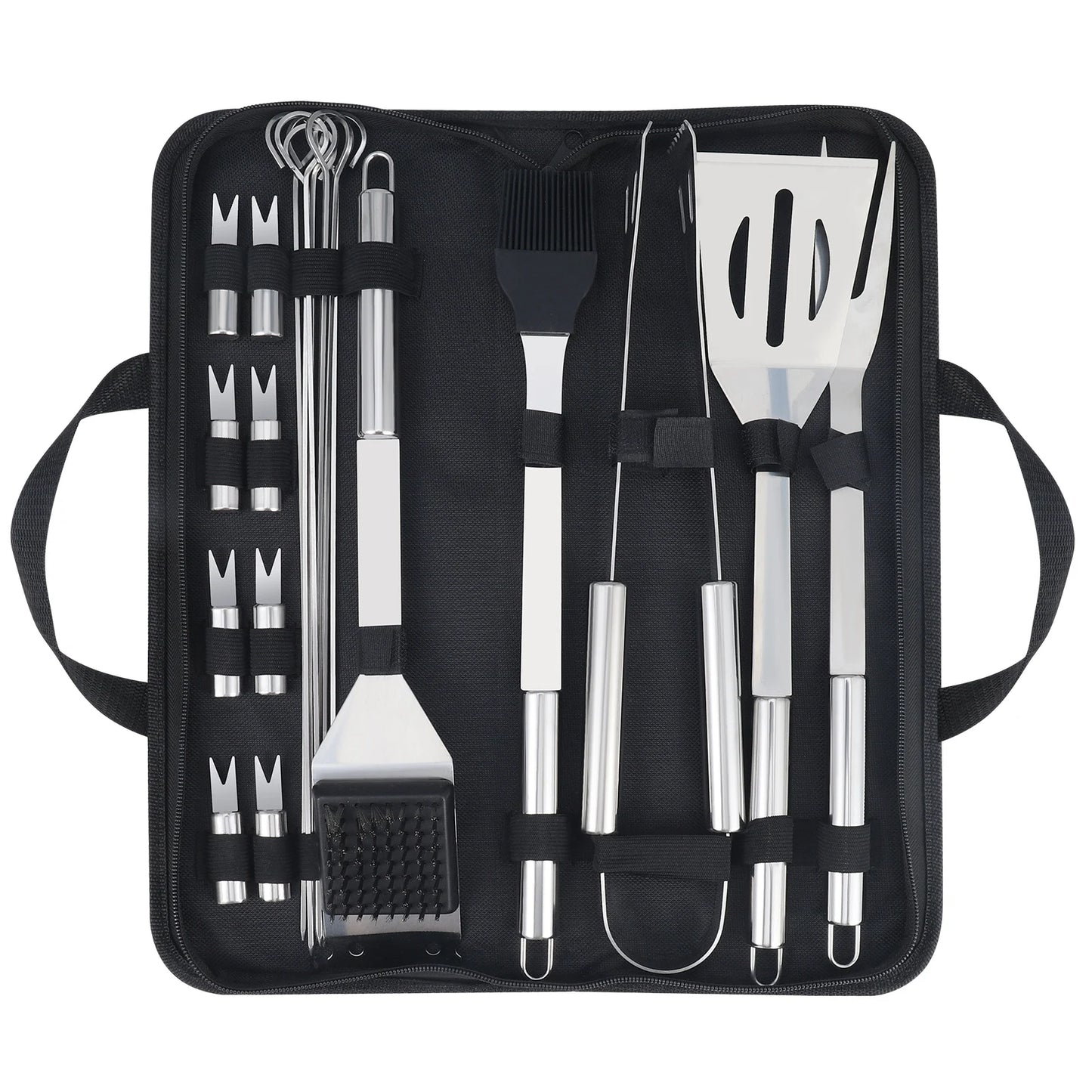 Barbecue Utensil Set 20Pcs Stainless Steel Grill Tools