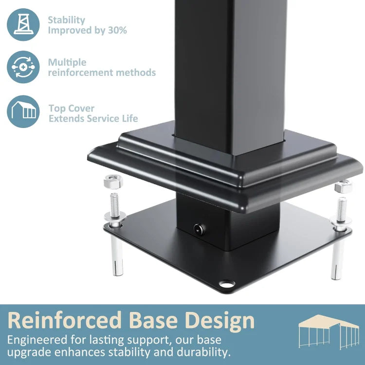 Heavy Duty 12x20 FT Metal Carport for Ultimate Vehicle Protection