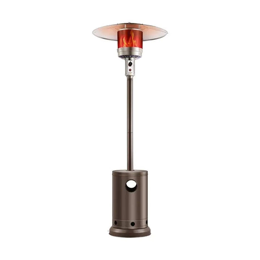 Outdoor Propane Patio Heater 50000BTU Tall Bronze Table Heat Lamp for Garden Deck Party